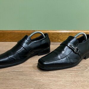 Stacey Adam’s Black Leather Loafers